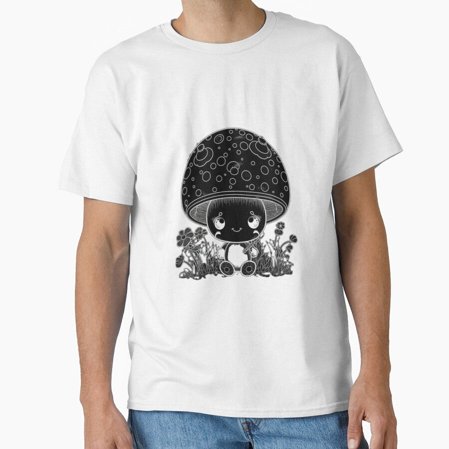 Cartoon mushroom by taoufik ighzer