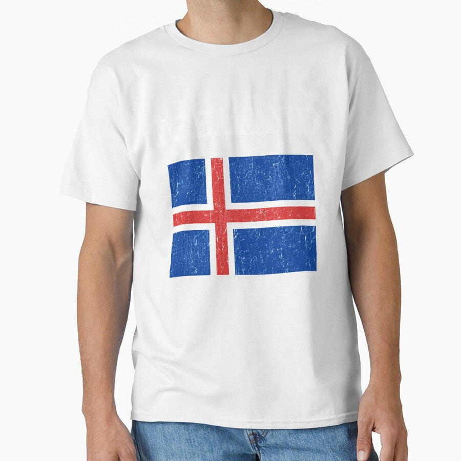Vintage Iceland Flag by vladocar