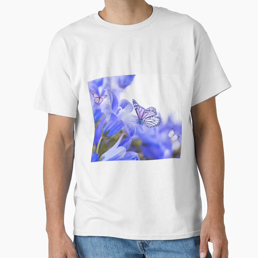 Pretty Blue Floral Merchandise by cindyfordyce