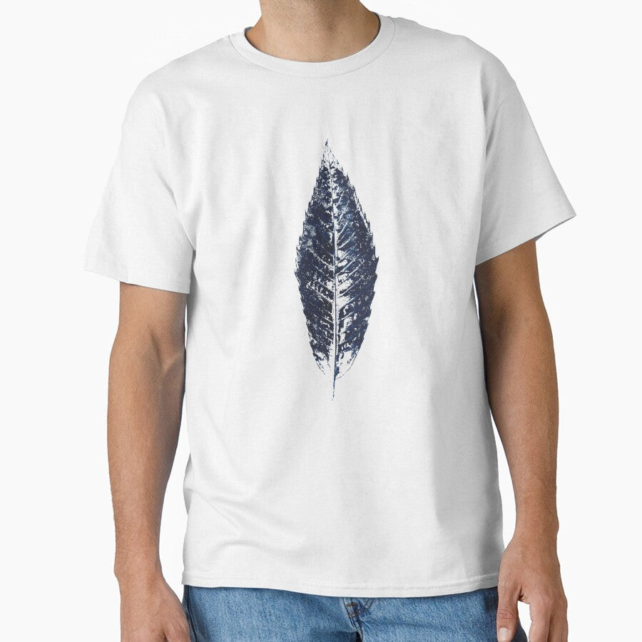 navy blue chestnut leaf by ColorandColor