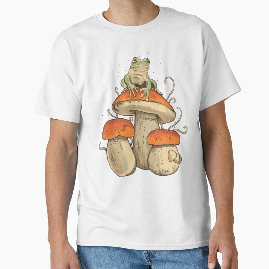 Cottagecore Mushroom Frog by GatheringPlace