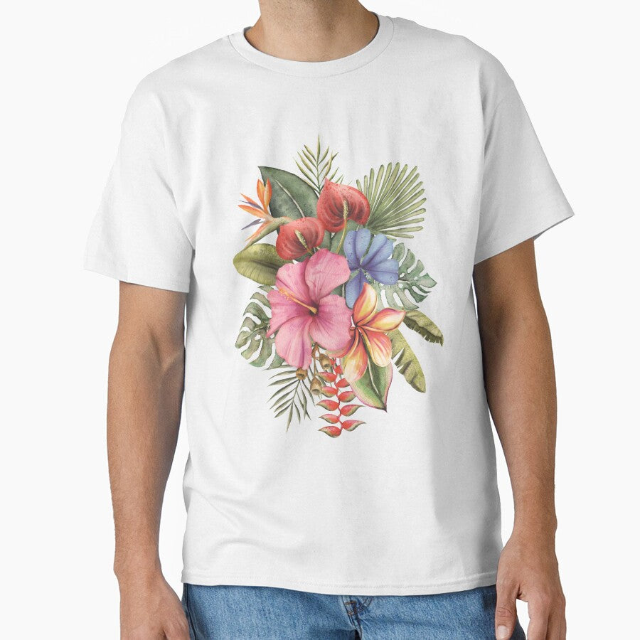 Tropical flowers by paperwillow