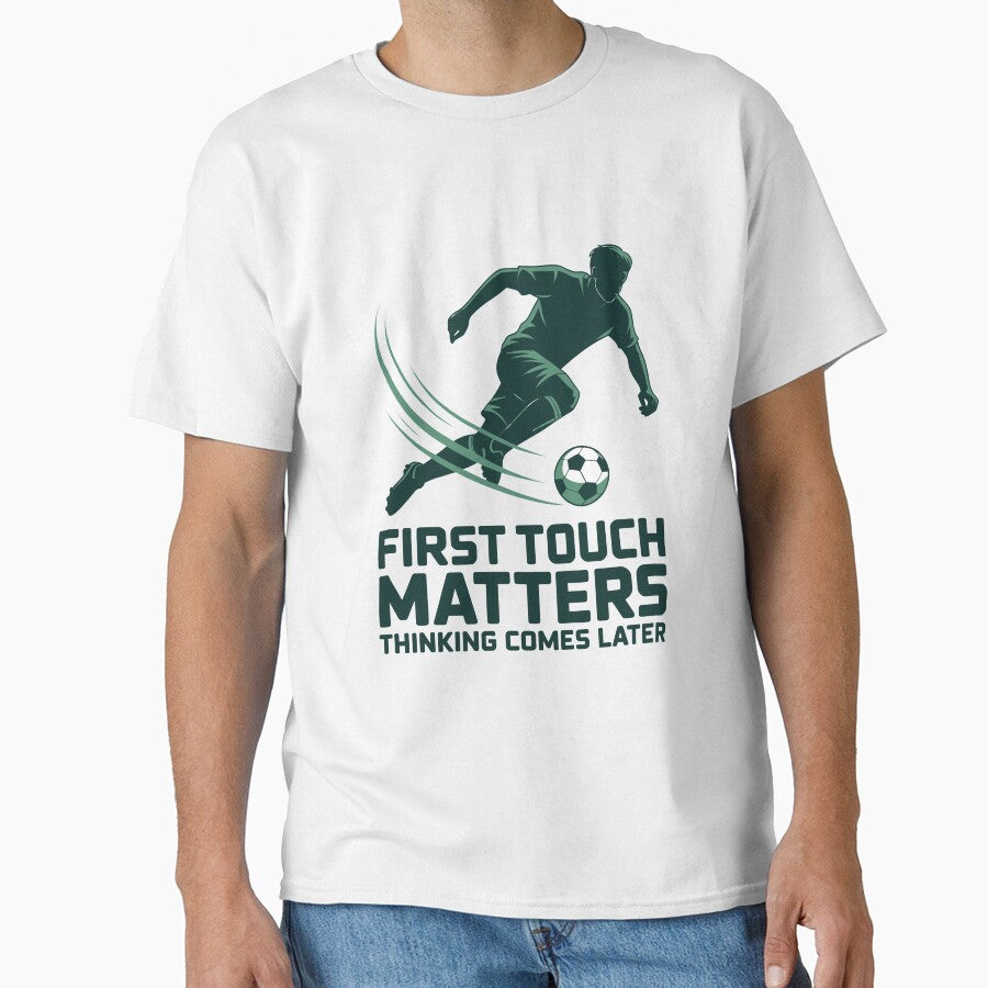 First Touch Matters Thinking Comes Later Soccer Skill Art by SplashTastic