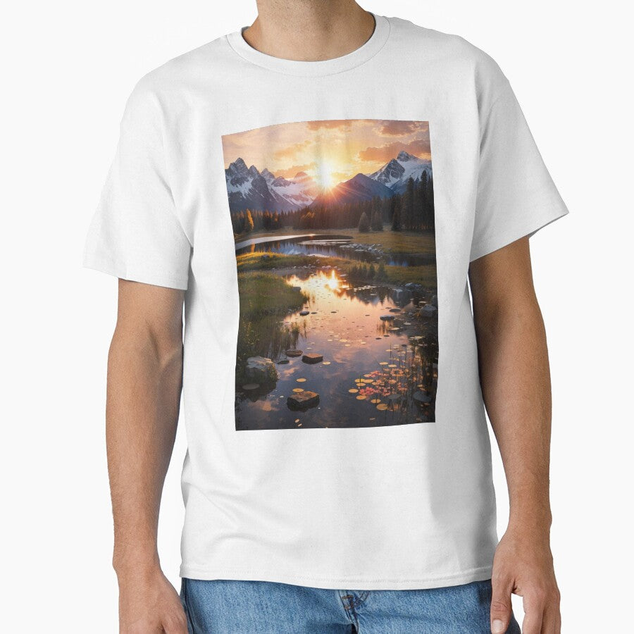 001 Enchanting Sunset in the Forest by Alexis Art Collection