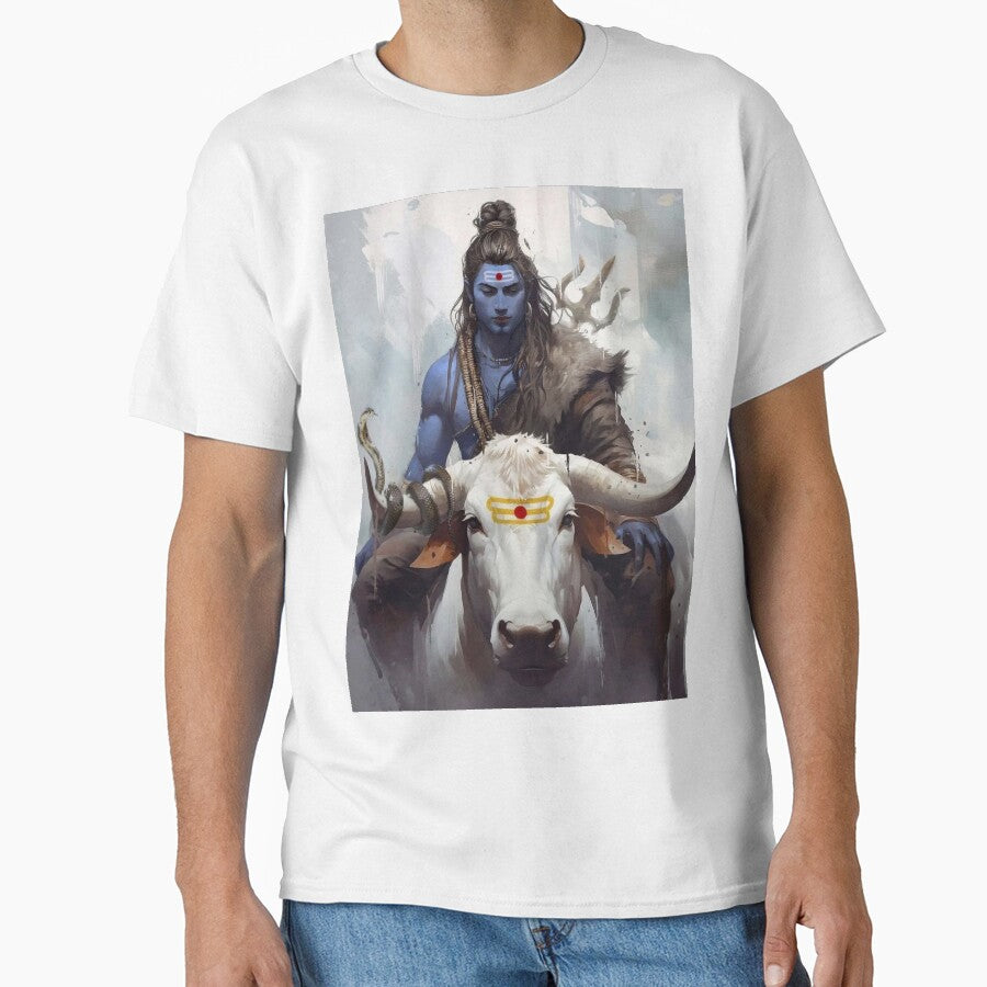 Divine Bond: Lord Shiva and Nandi Artistry by banothsonu