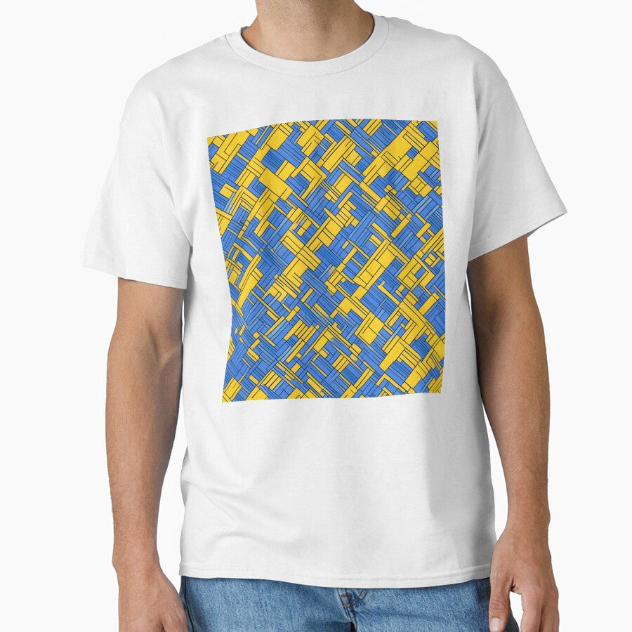 blue yellow abstraction modern by jkrphoto
