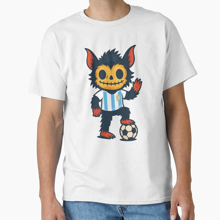 Creepy Cute Monster – Argentina Soccer Edition by Weasel Graphix