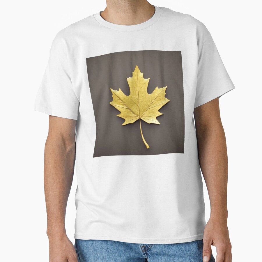 Golden maple leaef by artsyworldart
