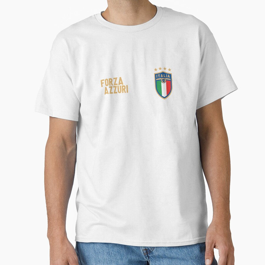 Italy Soccer Italia Flag Forza Azzurri Football Fan Classic by JACQUELINEMASON