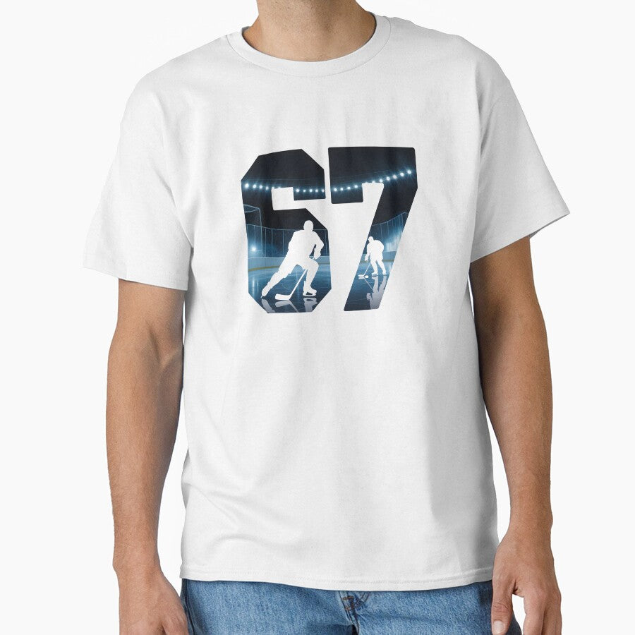 Six Seven Trend Retro Jersey Number 67 - Vintage Sports Style by DarylWelsh2024