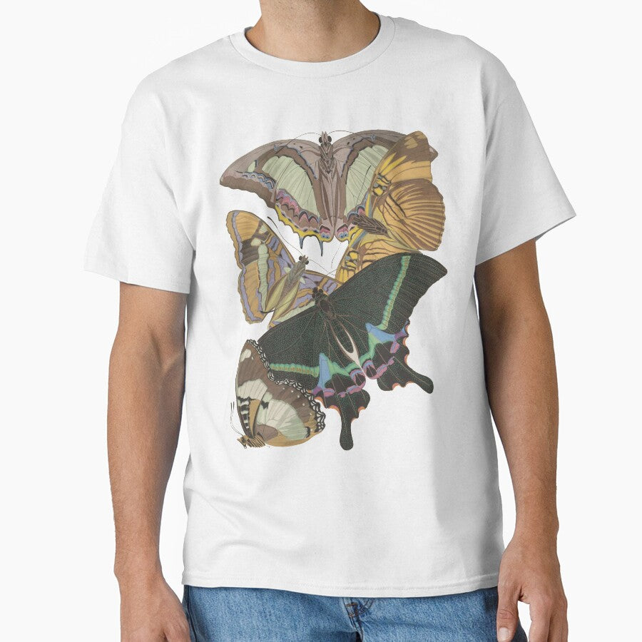 Vintage Botanical Butterfly Print by Veriepear