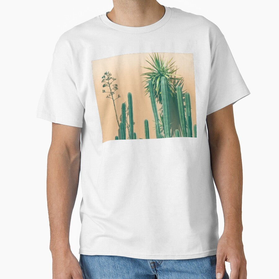 Green Cactus Botanical Desert by newburyboutique