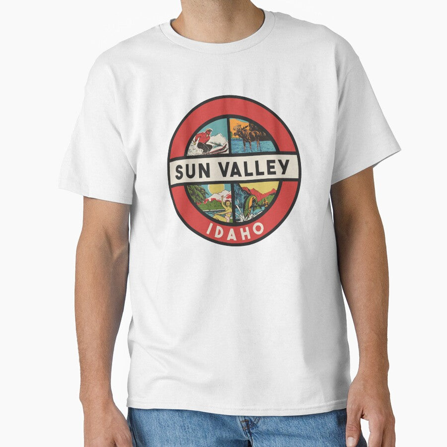 Sun Valley Idaho Vintage Style Decal by Decal Mania
