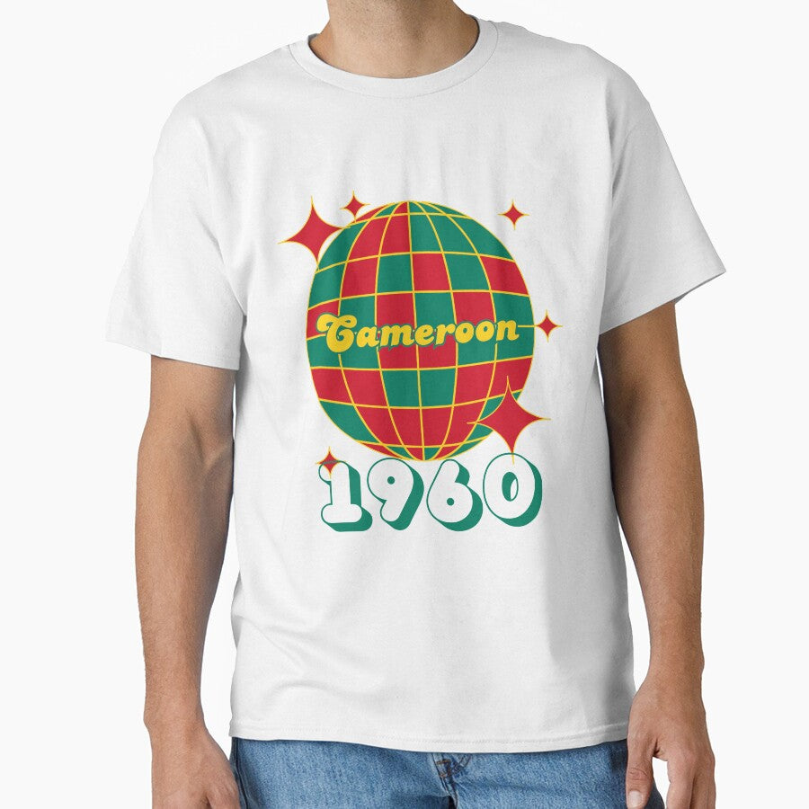 Retro Cameroon Independence 1960 Flag Colors Design for T-Shirts, Hats & More by HelloAfrican
