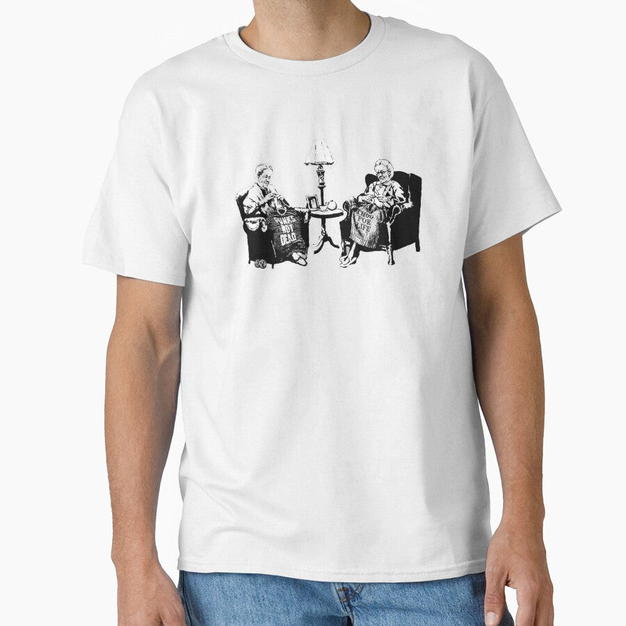 Banksy Grannies Punk's Not Dead Thug For Life by WE-ARE-BANKSY