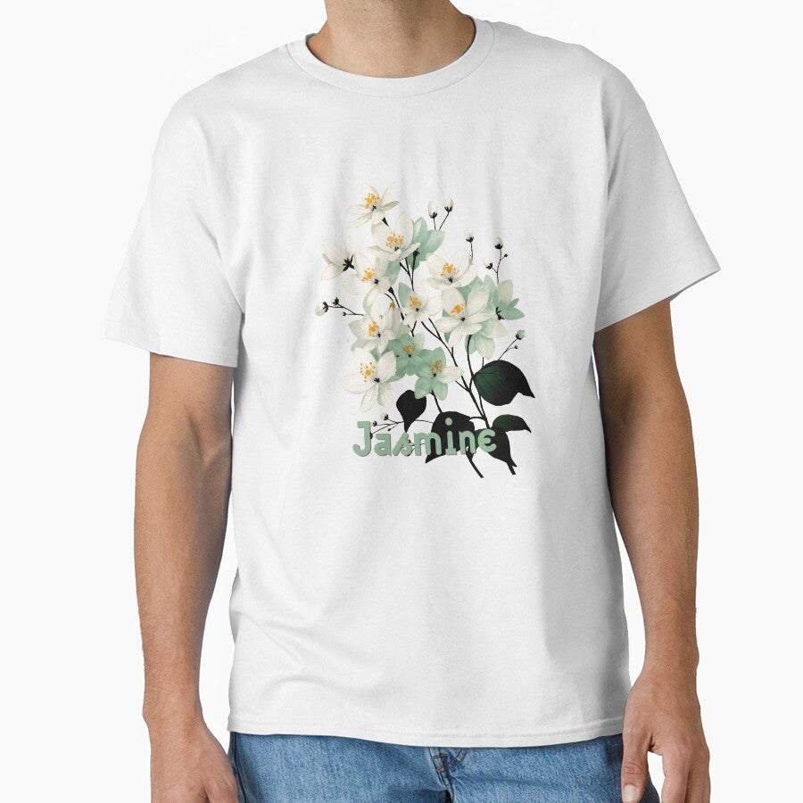 Jasmine – Elegant Floral Botanical Art by ForeverPrintsOK
