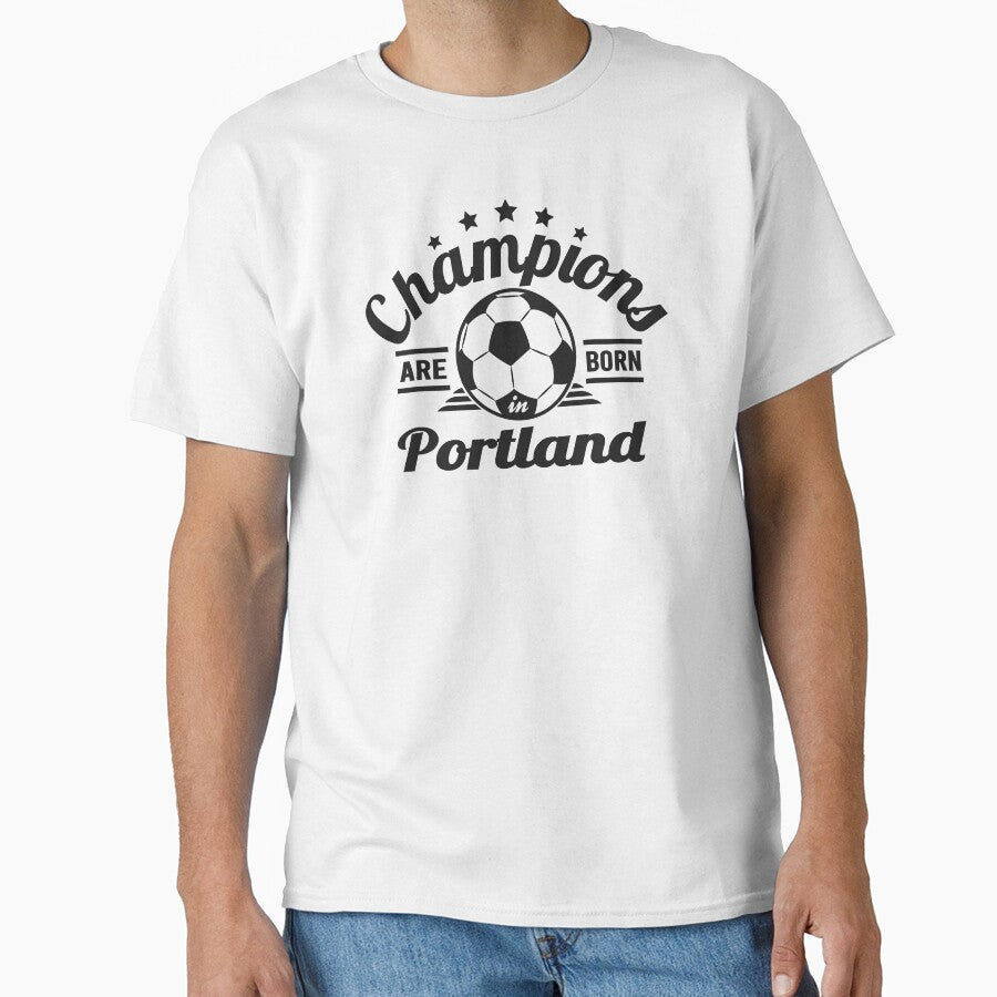 Champions Are Born In Portland , Soccer fans vintage gift by lamjar-art