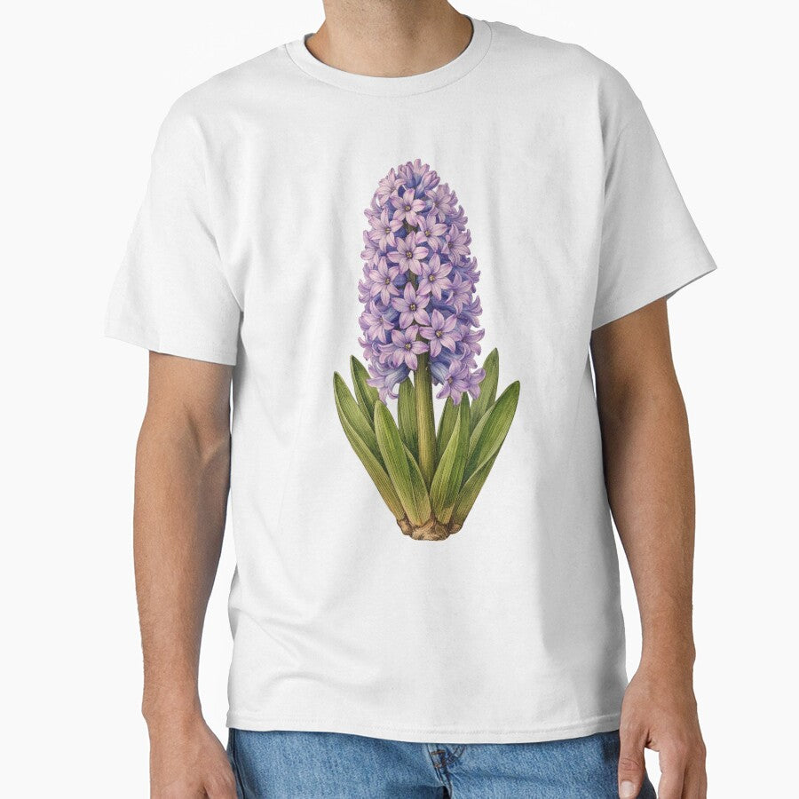 Vintage Hyacinth Botanical Illustration - Antique Spring Flower Print by Darlin8888