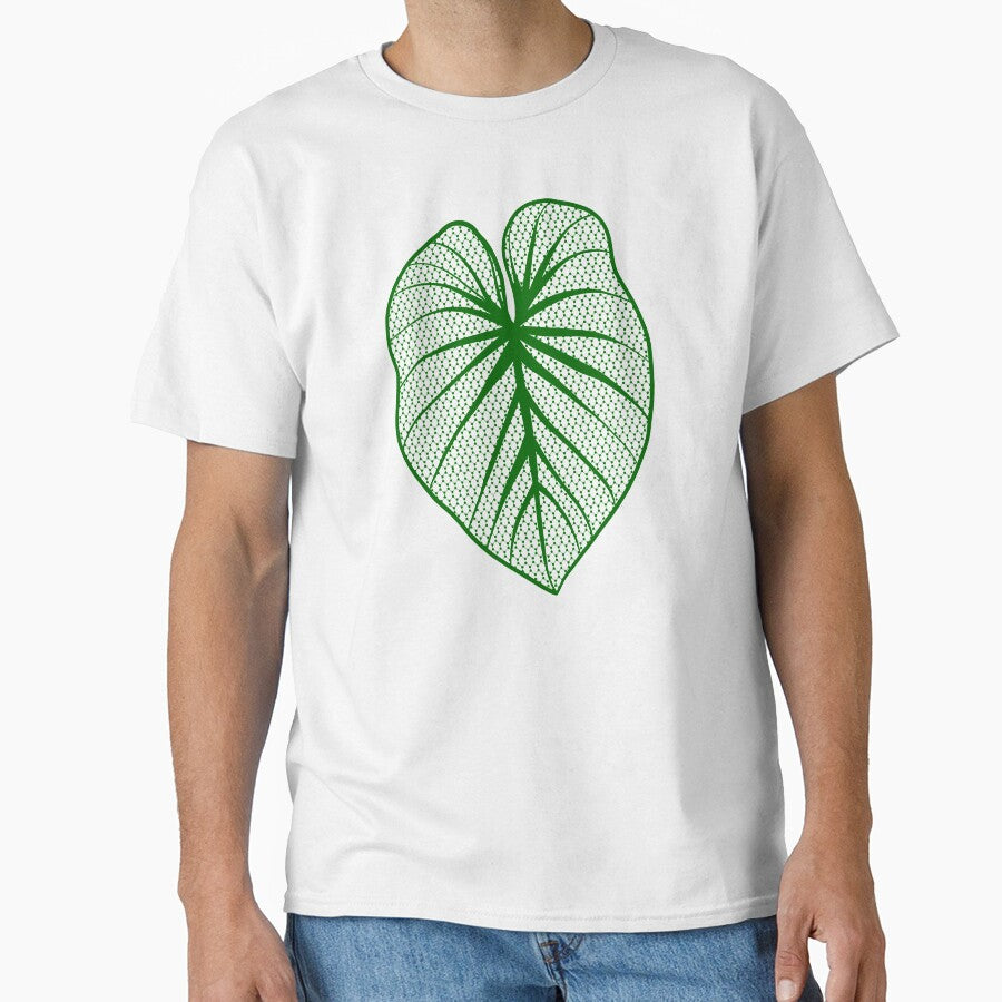 Mesh Line Drawing Of A Green Leaf by forfun-art