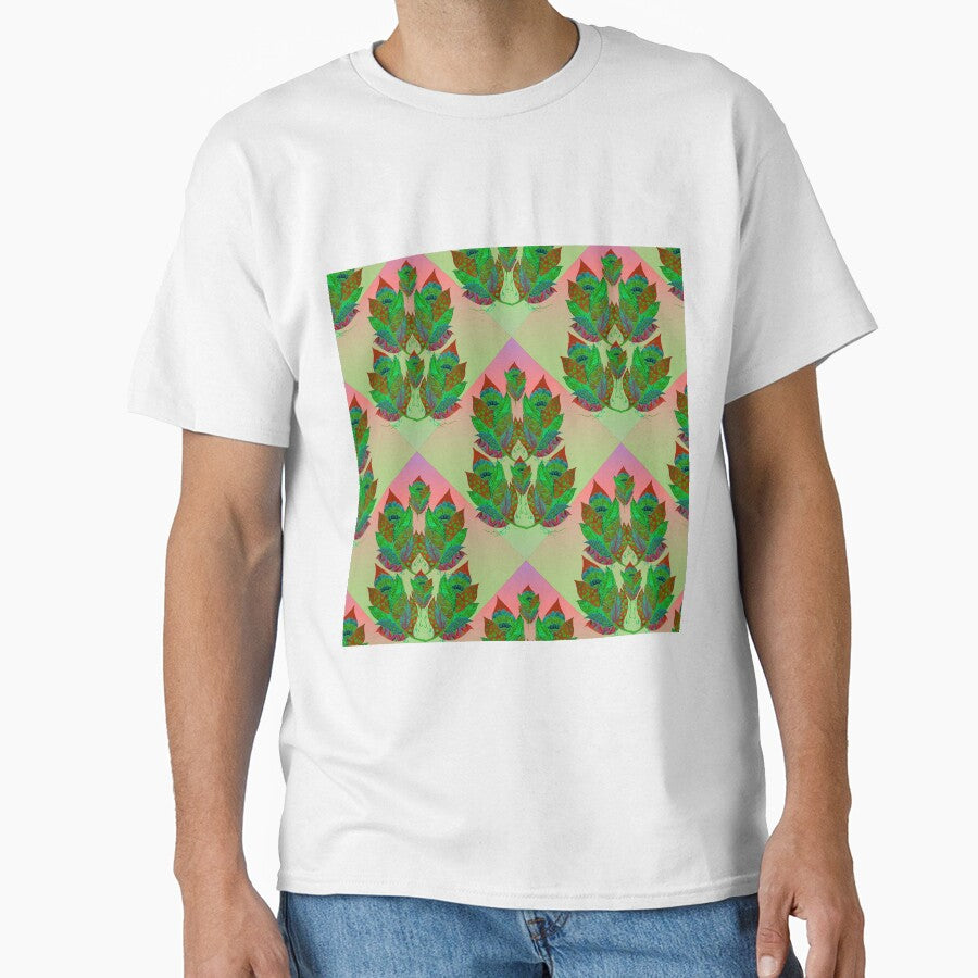 Green leaf pattern by Hinii