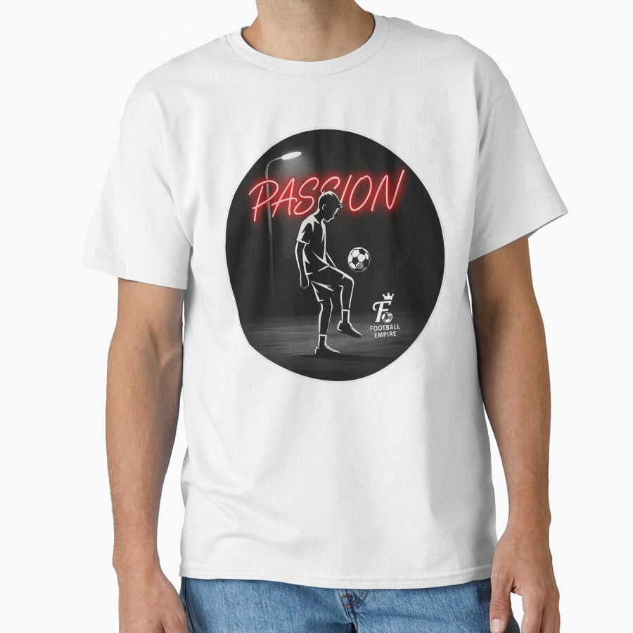 Passion for Football – Neon Street Art Design | Urban Soccer Style Football Empire by Football Empire