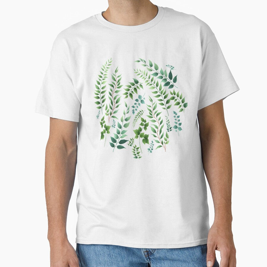 Greenery Botanical Print Green by SilverPegasus