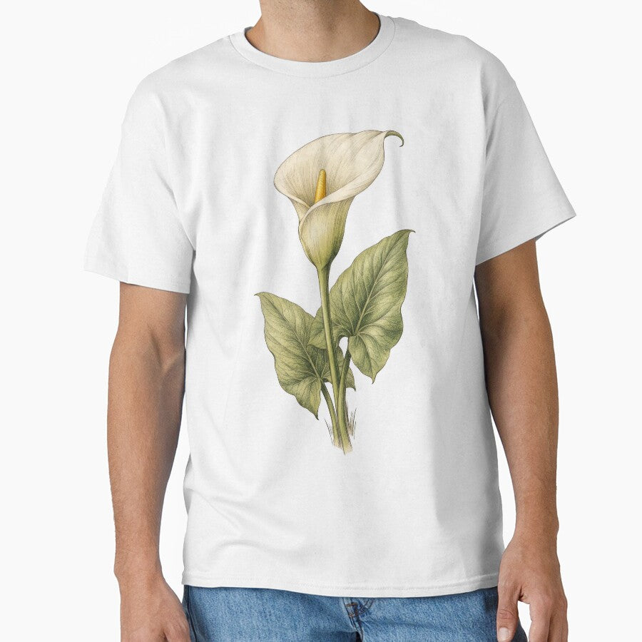 Vintage Calla Lily Botanical Illustration | Antique Botanical Flower Print by Darlin8888
