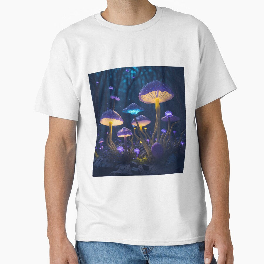 Magic Mushroom Forest Mushroom Enlightenment - Mushrooms by internlvisions