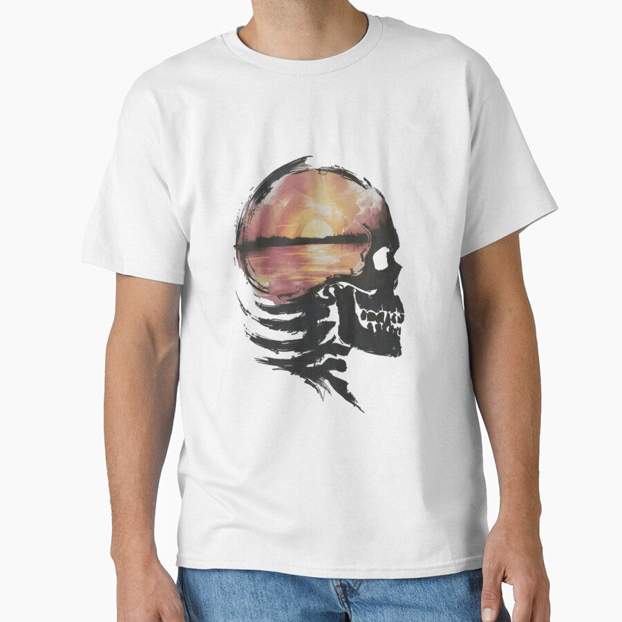 sunset skull by jkrphoto