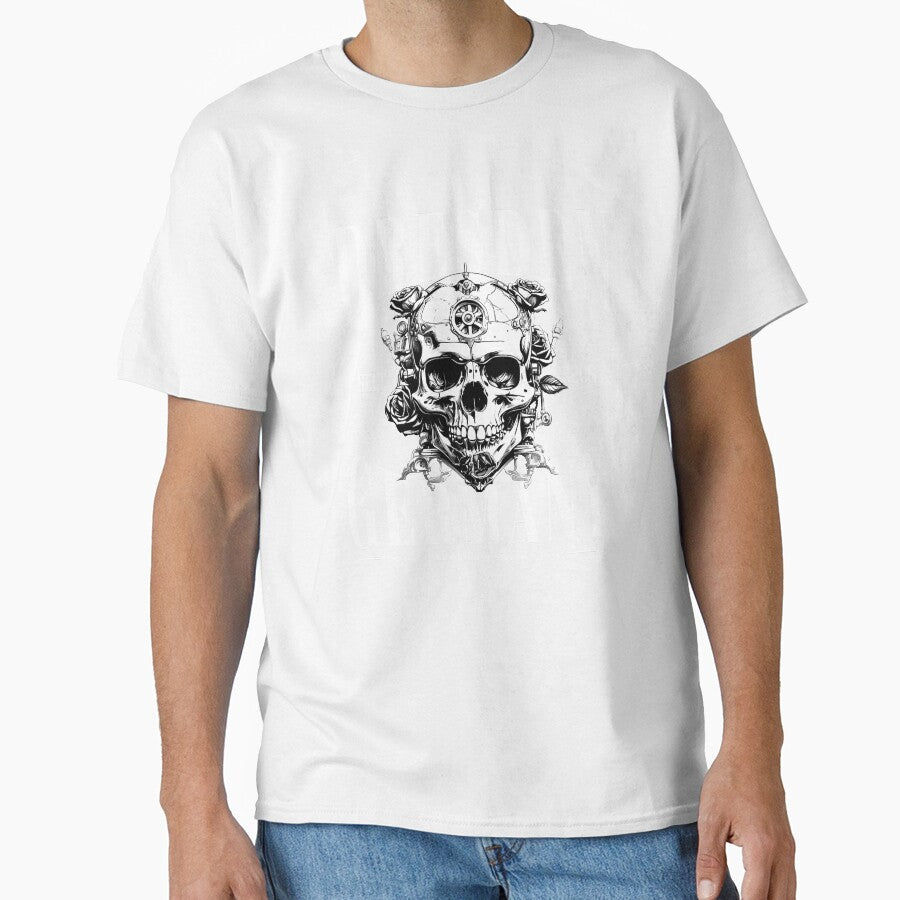 Dresden Germany lettering with skull by Ecmoprints