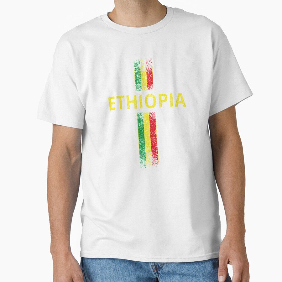 Vintage Ethiopian Soccer Stripe by kraftyesstonian