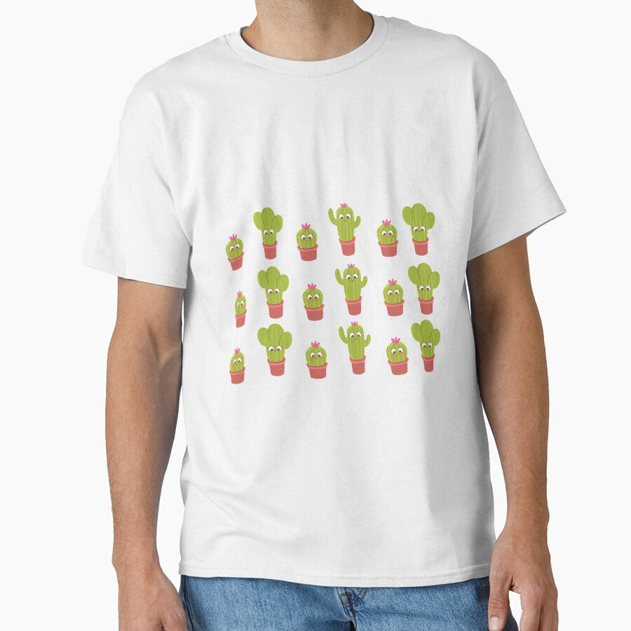 Baby cactus pattern black background by Nadia  Ronquillo