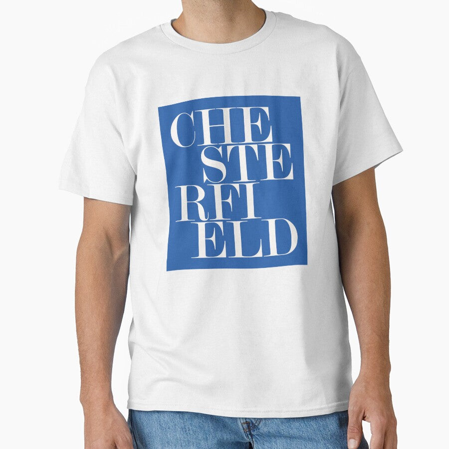 Chesterfield UK City Typography Minimalist Artwork by kakarikihill