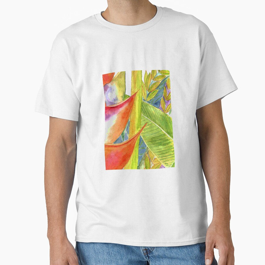 Tropical flower in watercolor by latiendadearyam