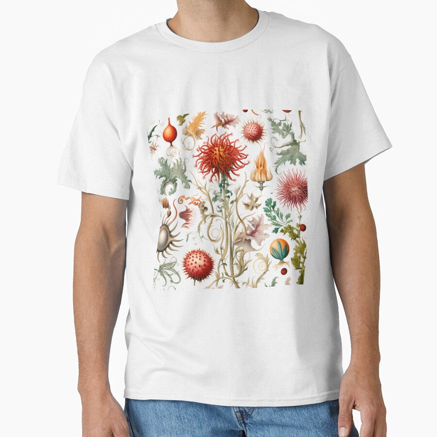 My Secret Garden I. - Vintage Botanical Flower Illustration by CowBonBon