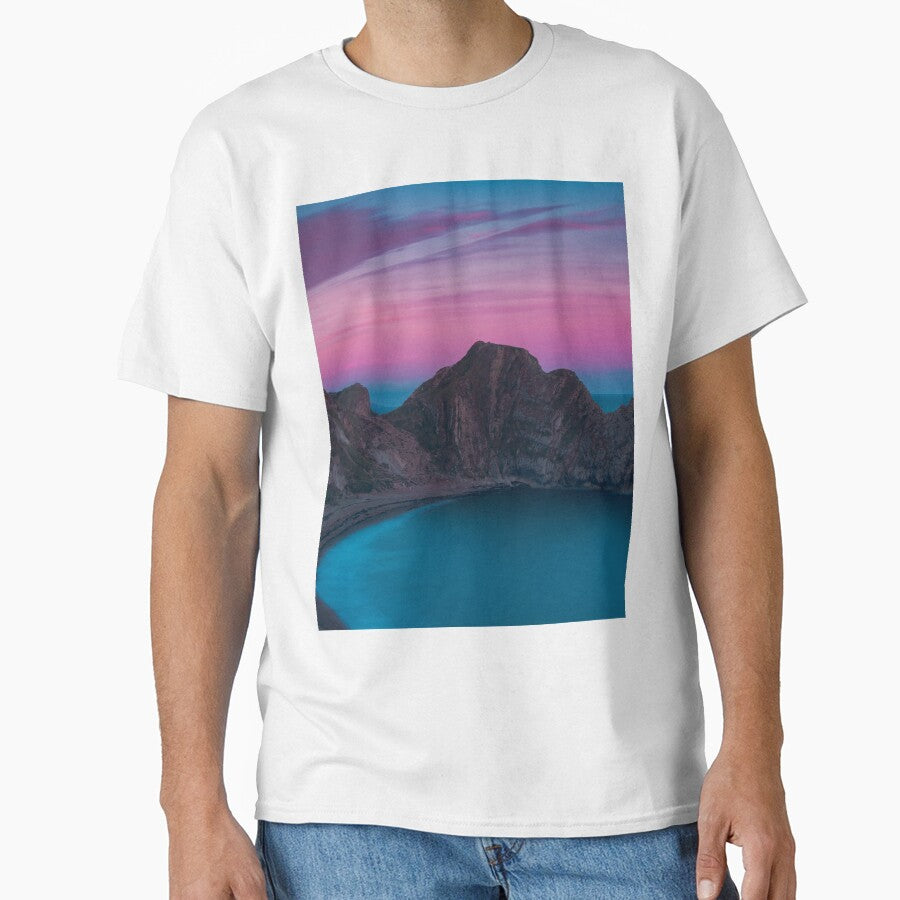 Pink Cotton Candy Ocean Sunset by newburyboutique