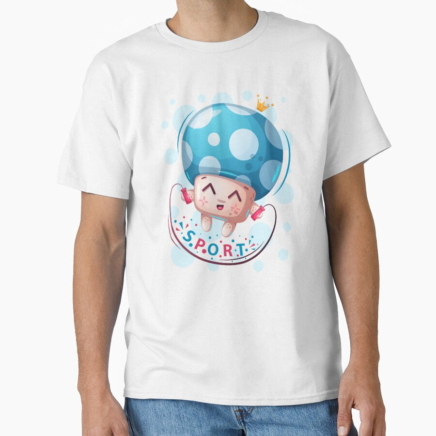 Sport Cute Cartoon Mushroom - Mushroom Meme by ildafdhome