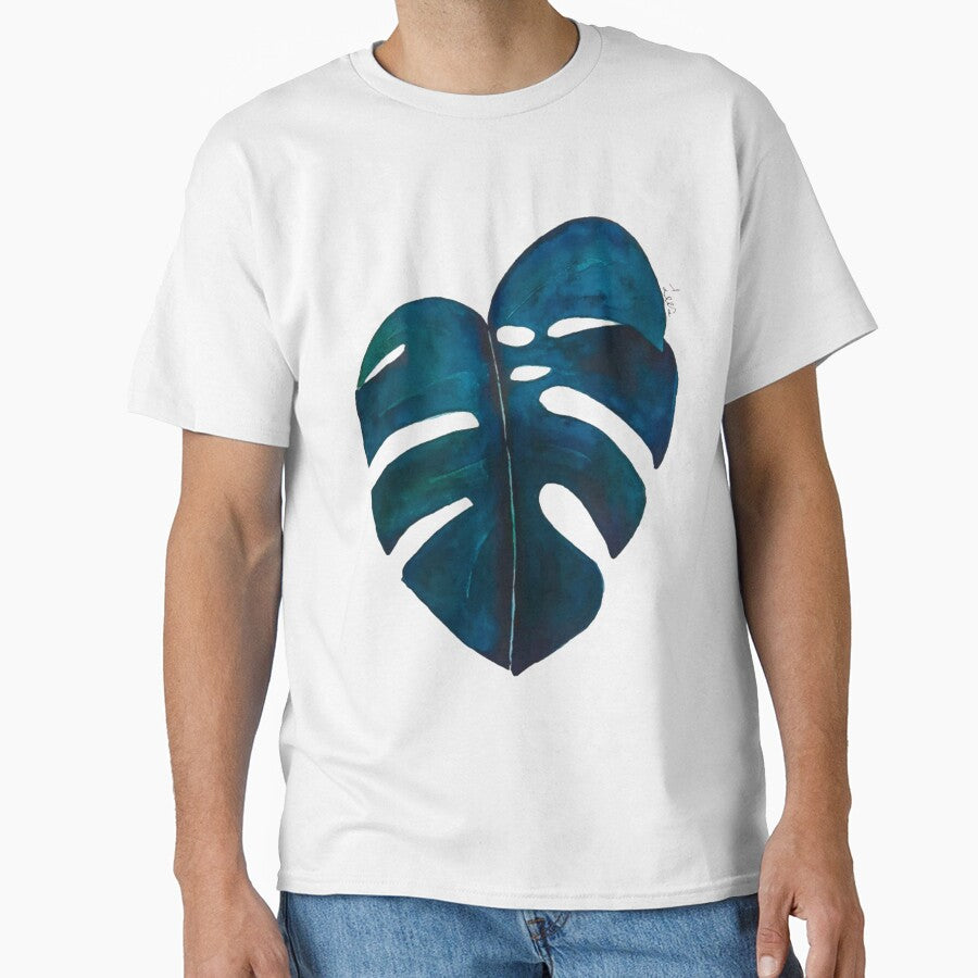 Monstera Leaf  (white) by Artbylees