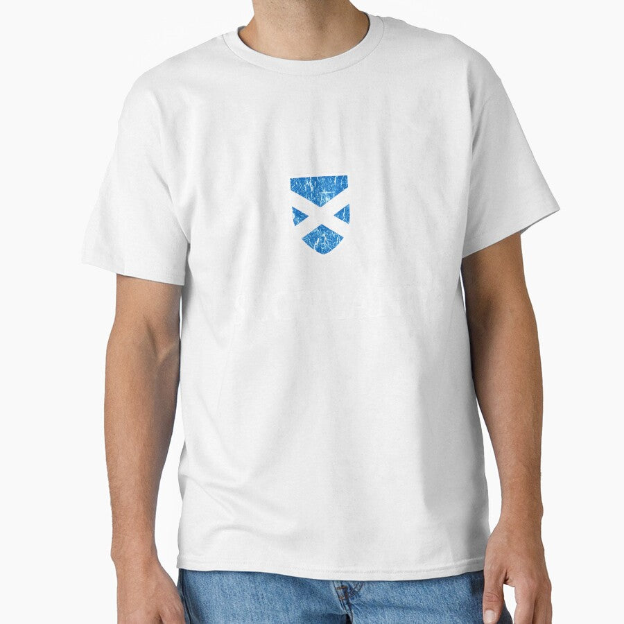 Vintage Scotland Flag - Scottish Football Soccer by vladocar