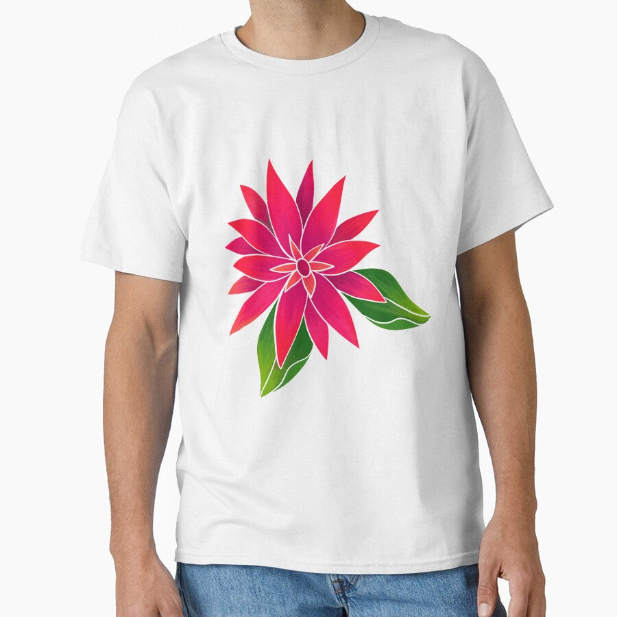 Magenta Funky Florals by artsylyons