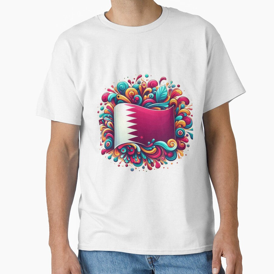 Qatari Pride: Flag Elegance by maheart83