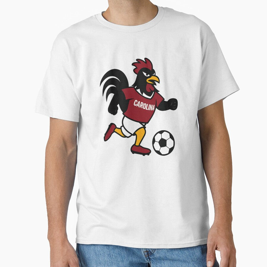 Soccer Rooster – Gamecock Inspired Sports Mascot by LunarBones