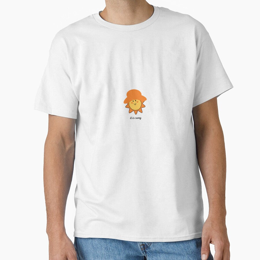 Cute Sunny Sun Cartoon with Hat – Funny Kawaii Weather Illustration by JustDooo