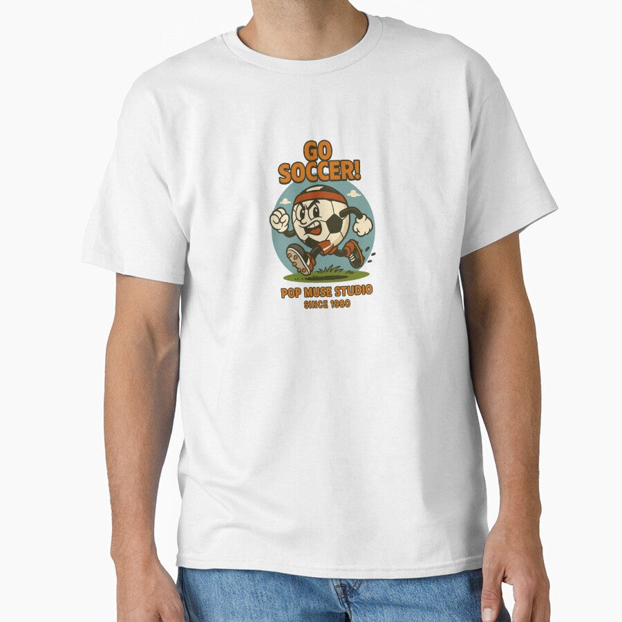 GO SOCCER! – Vintage Football Cartoon Mascot by giant_ani