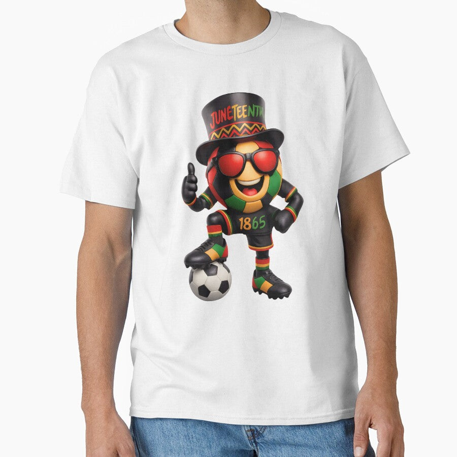 Juneteenth Soccer Mascot Freedom Sports Graphic by ArtSpark Studio