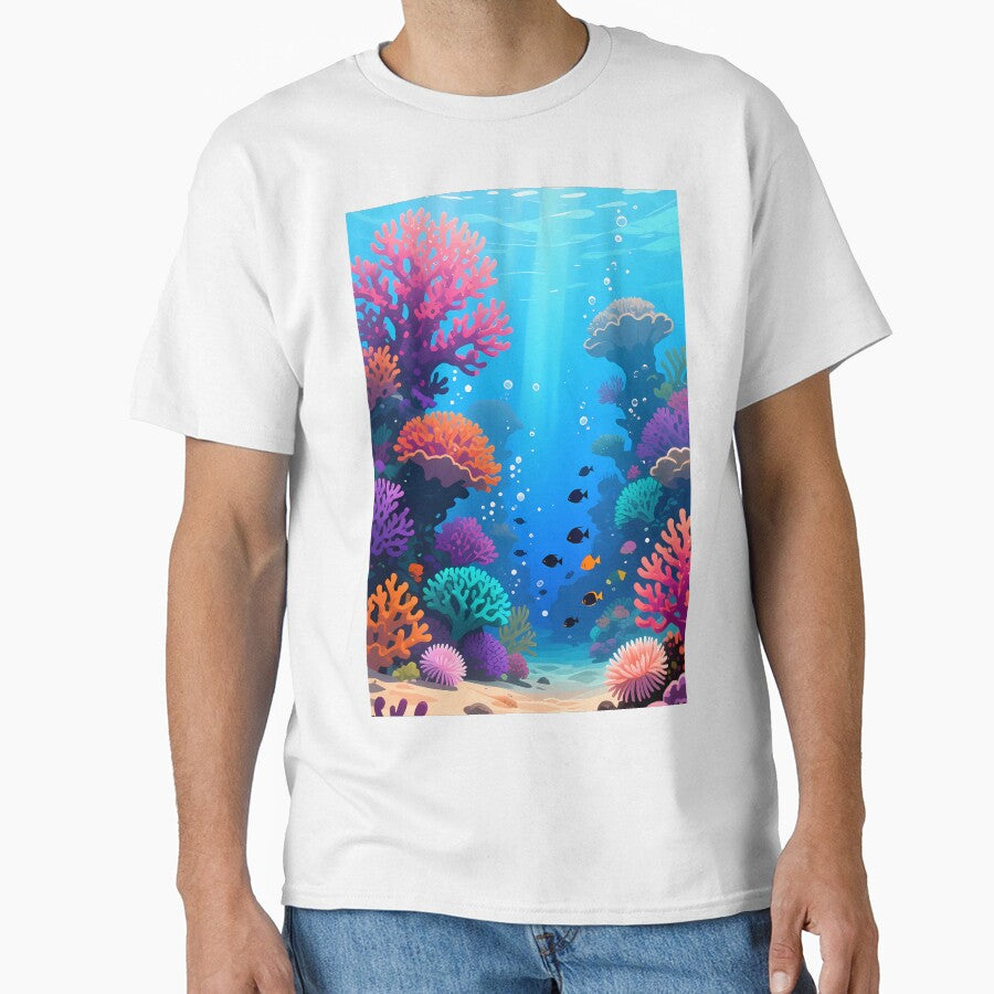 Coral Plain – Underwater Garden by David c.p JACQUEMET