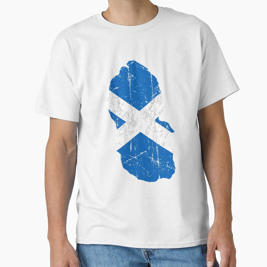 Scotland Flag on Arran - Distressed by isleheid