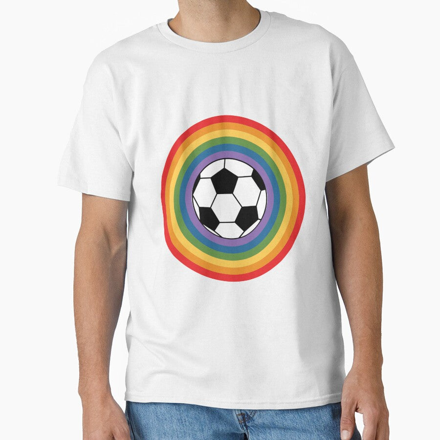 soccer ball and rainbow by elive
