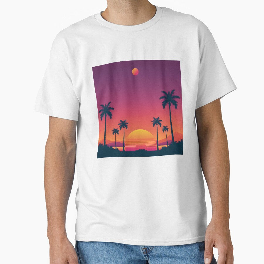 Retro Sunset Palm Trees 80s Vintage Aesthetic - 14 by RELAX STATION