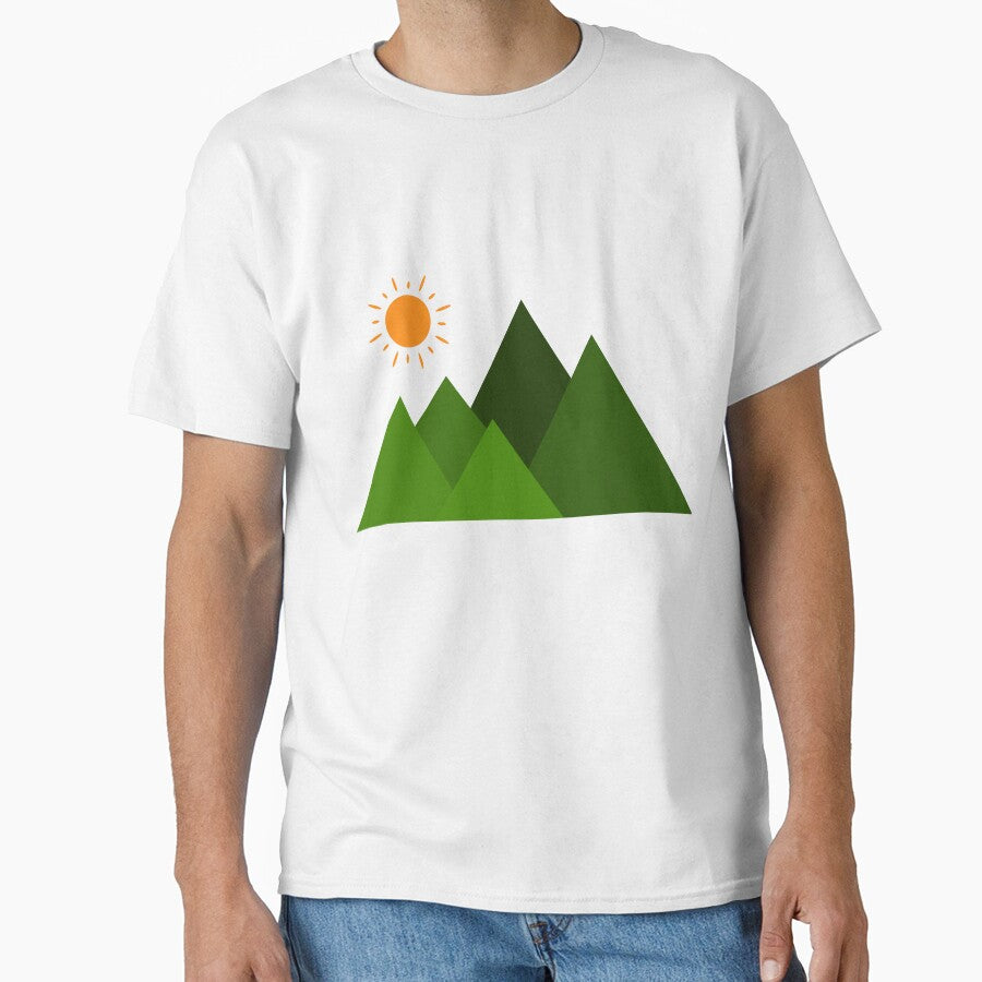 Sun over green mountains by DesignsByMadiha